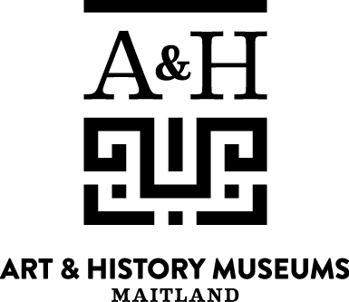 A b&w rectangular version of the A&H logo